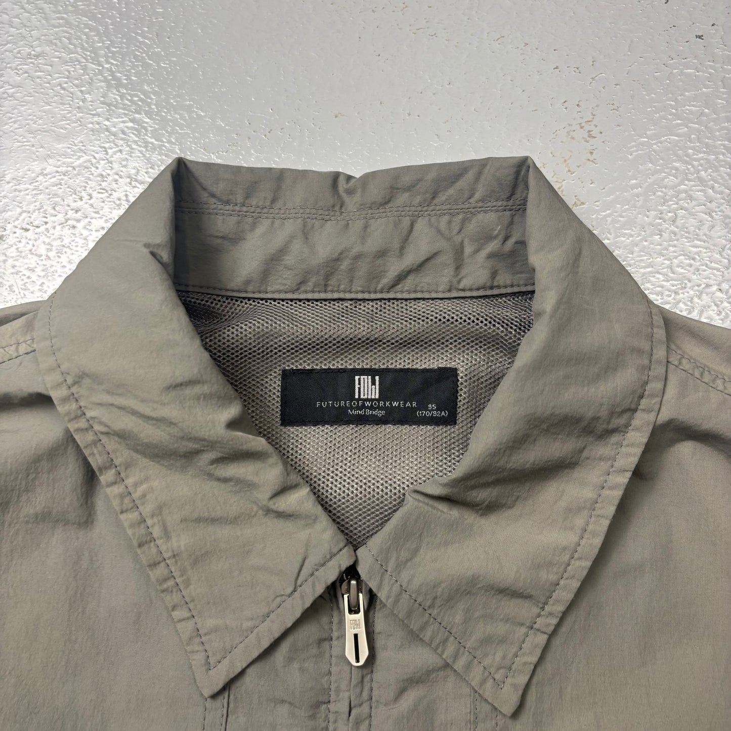 Mind Bridge Korean Nylon Technical Multi Pocket Shirt (M)(SC)