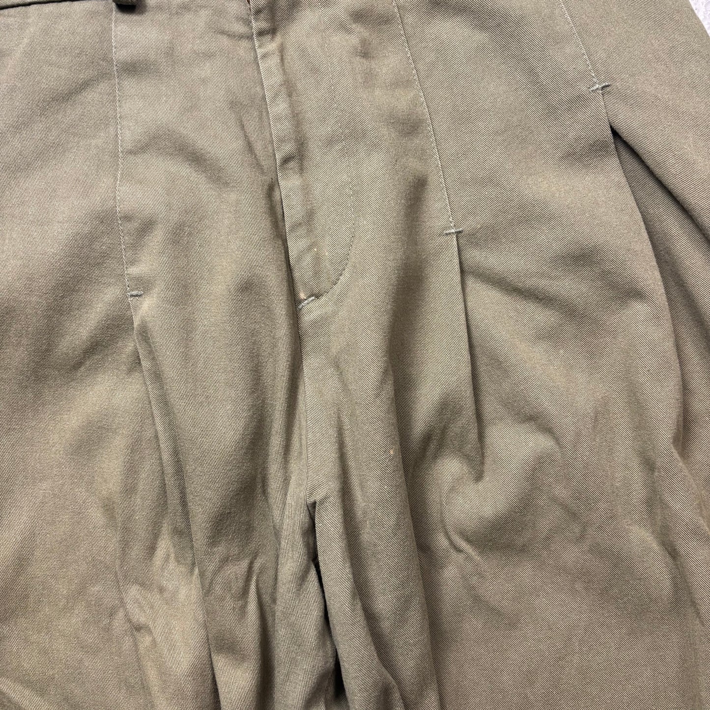 Anglan Pleated Military Style Trousers (One Size 28-34)(SC)
