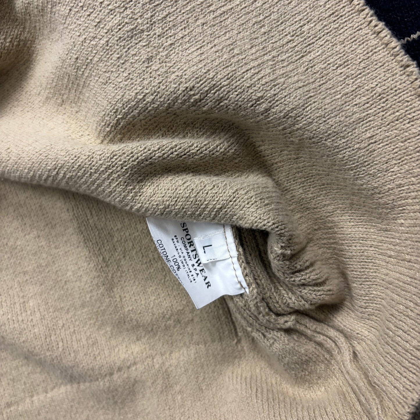 Stone Island Denims 2000s Zip Up Knit (S)(SC)