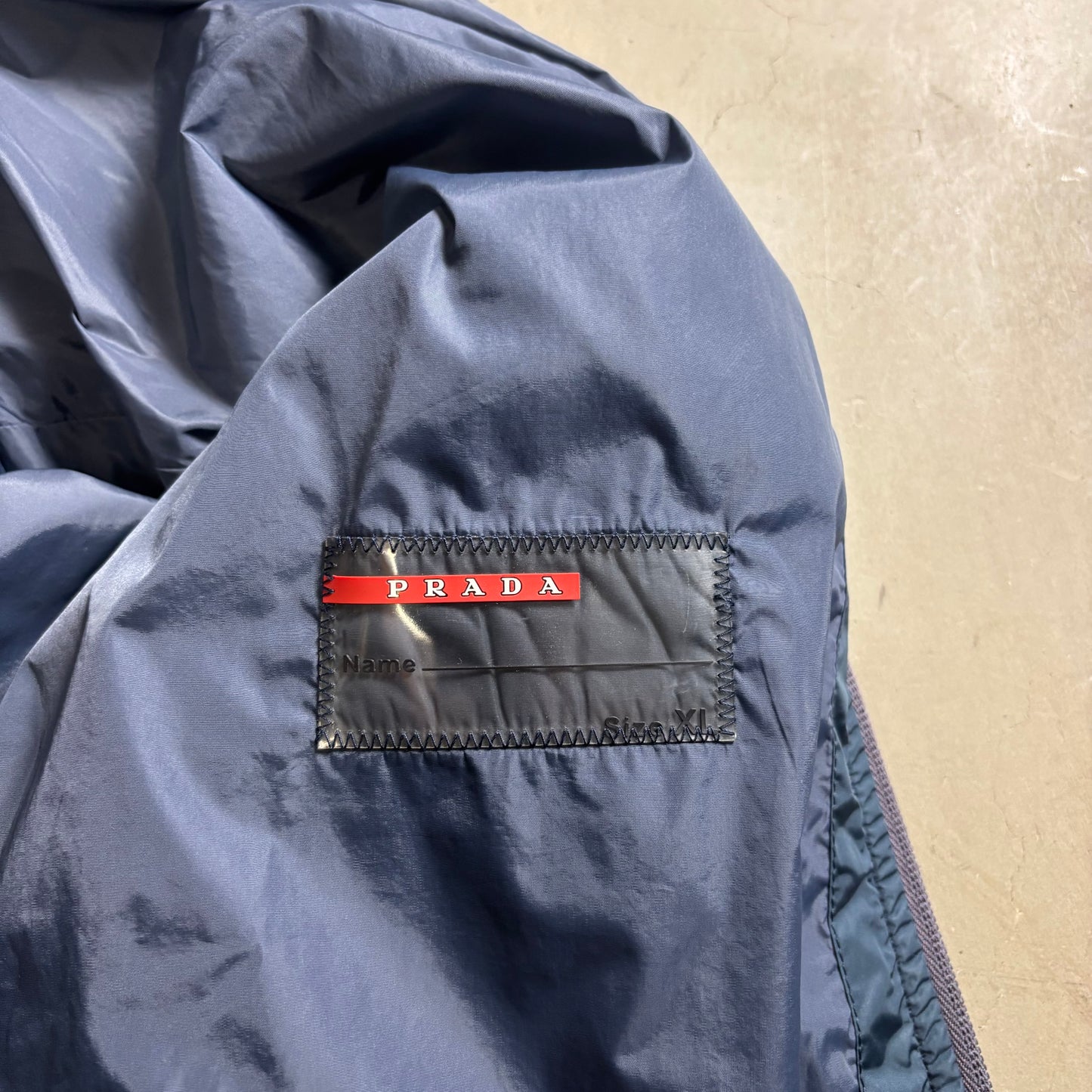 Prada 2007 Arm Spell Out Windbreaker Jacket (M)