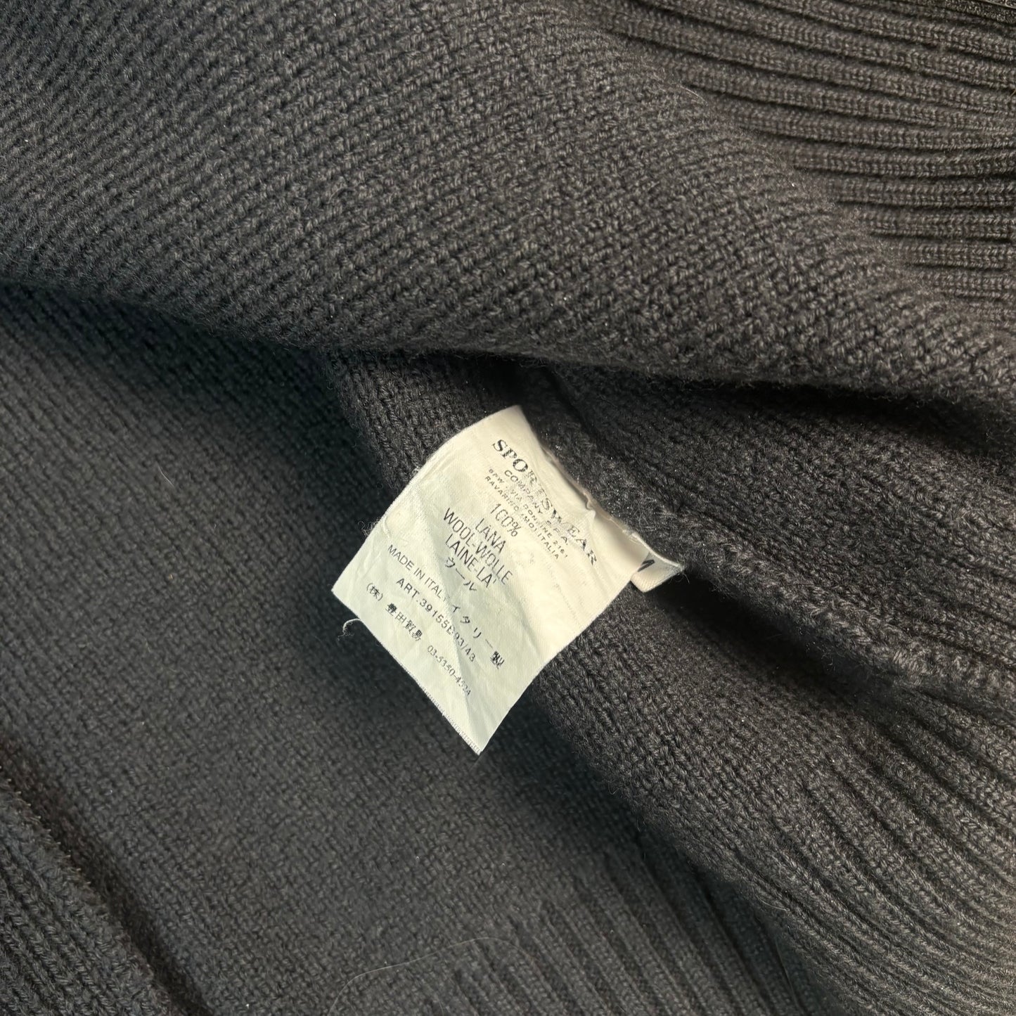 Stone Island 2003 Knit Zip Up (S)