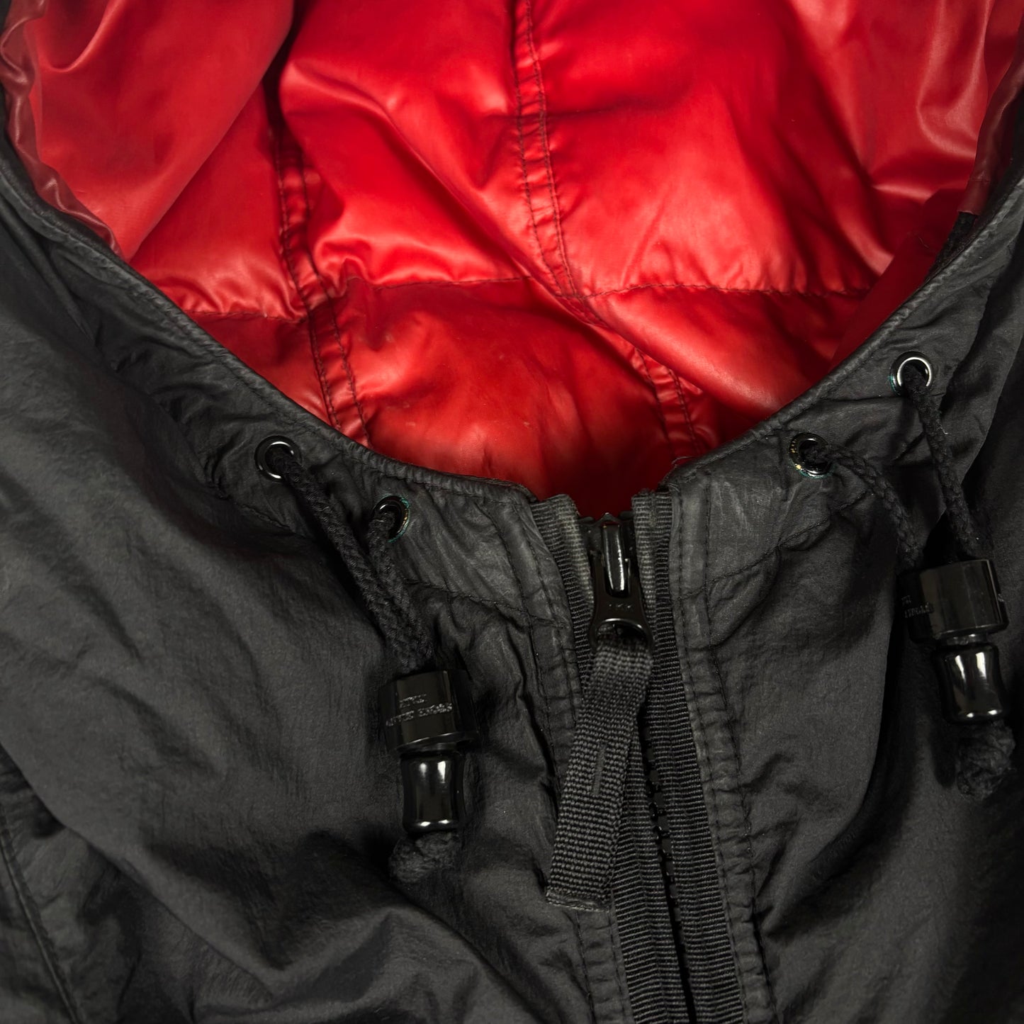 (A Top Pick) Stone Island 2009 Vintage Mesh Badge Goose Down Jacket (L)