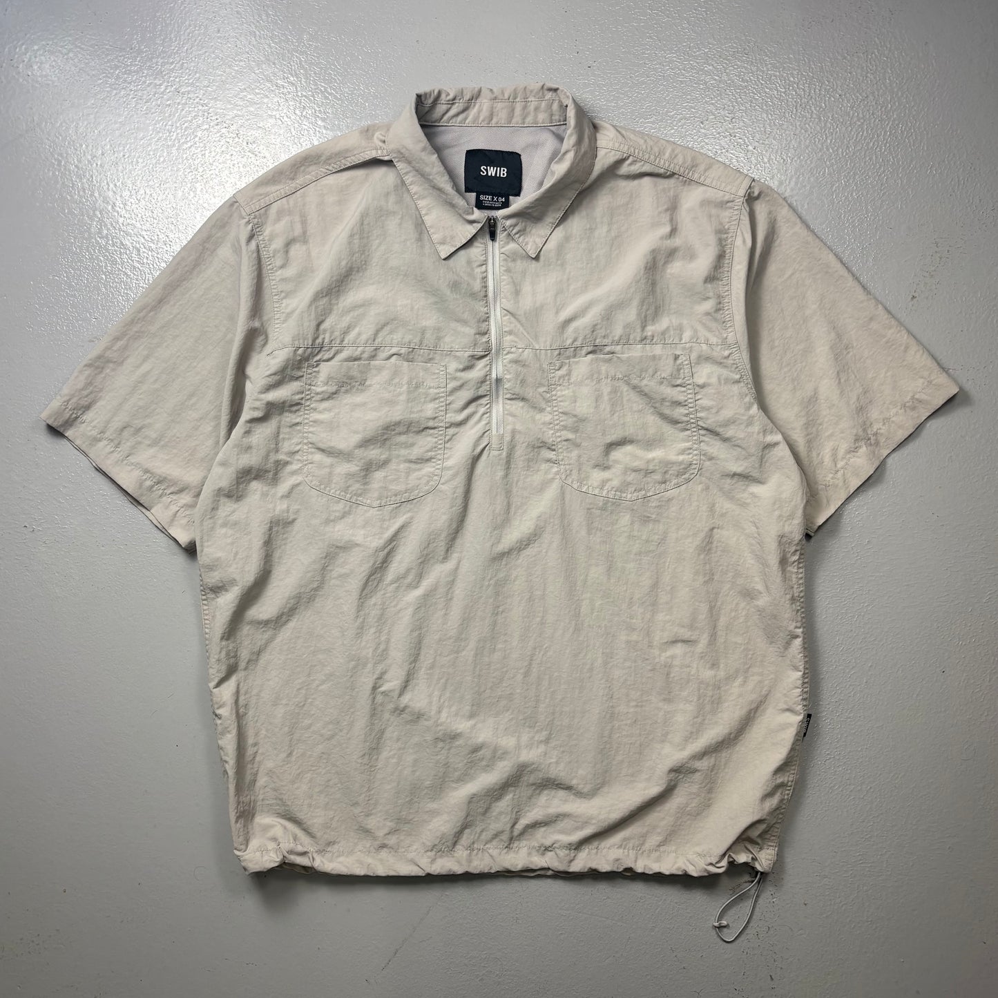 SWIB Korean Nylon Technical Zip Shirt (XL)(SC)