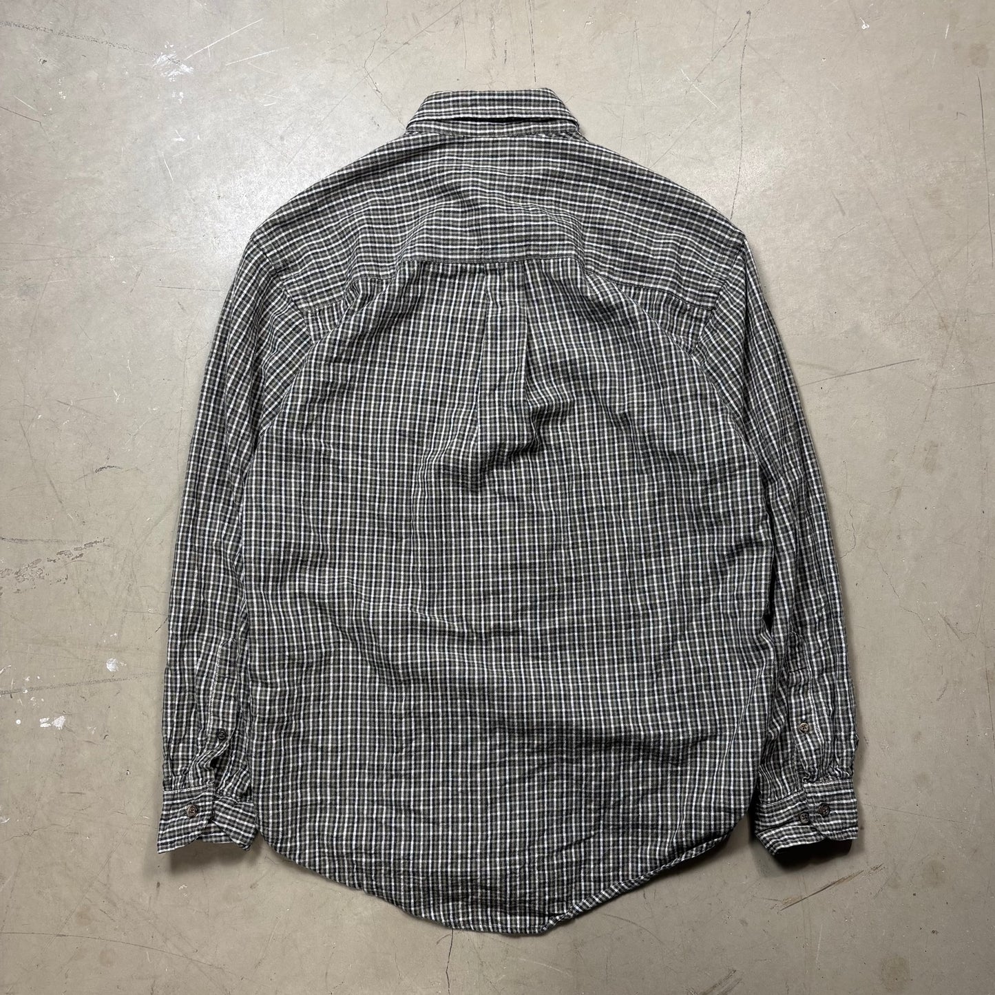 z Vintage Plaid Pocket Shirt (M)(VC)