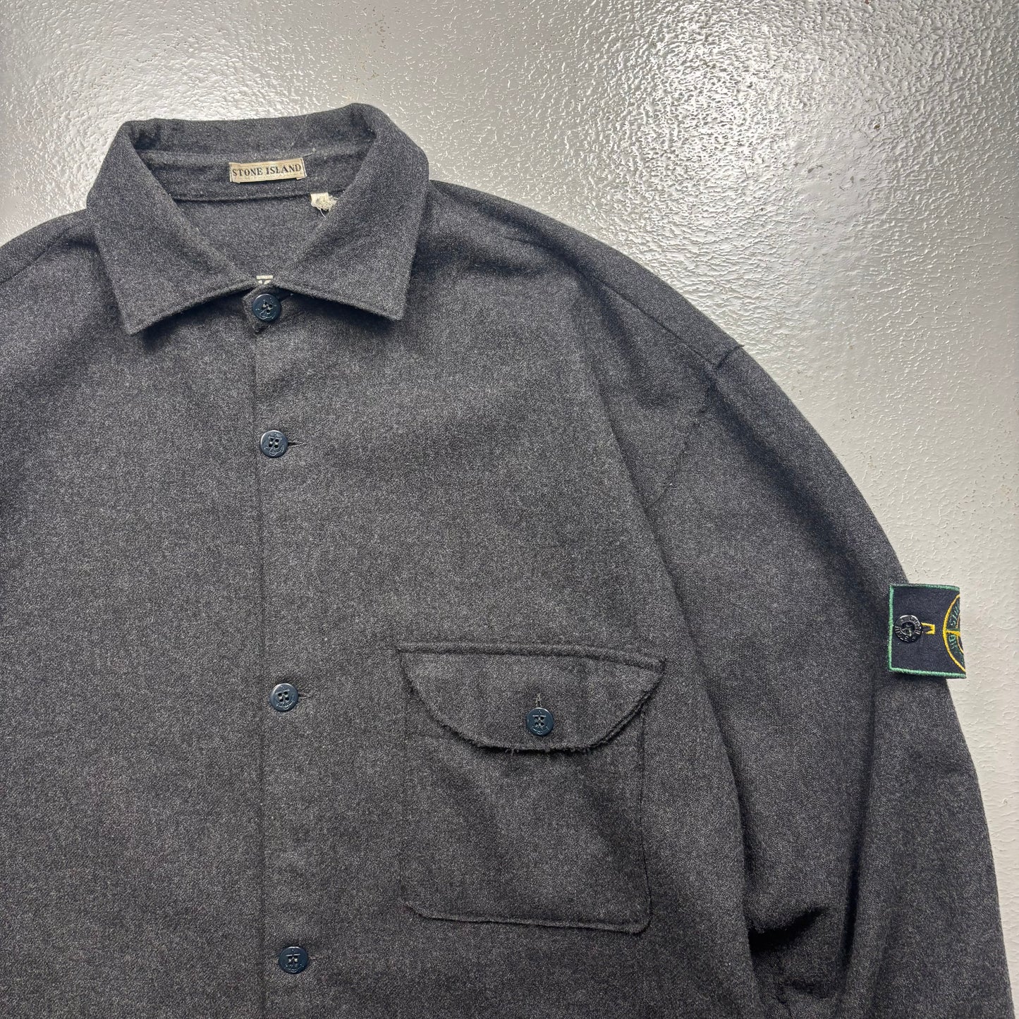 (A Top Pick) Stone Island Early 90s Overshirt (L/XL)(SC)