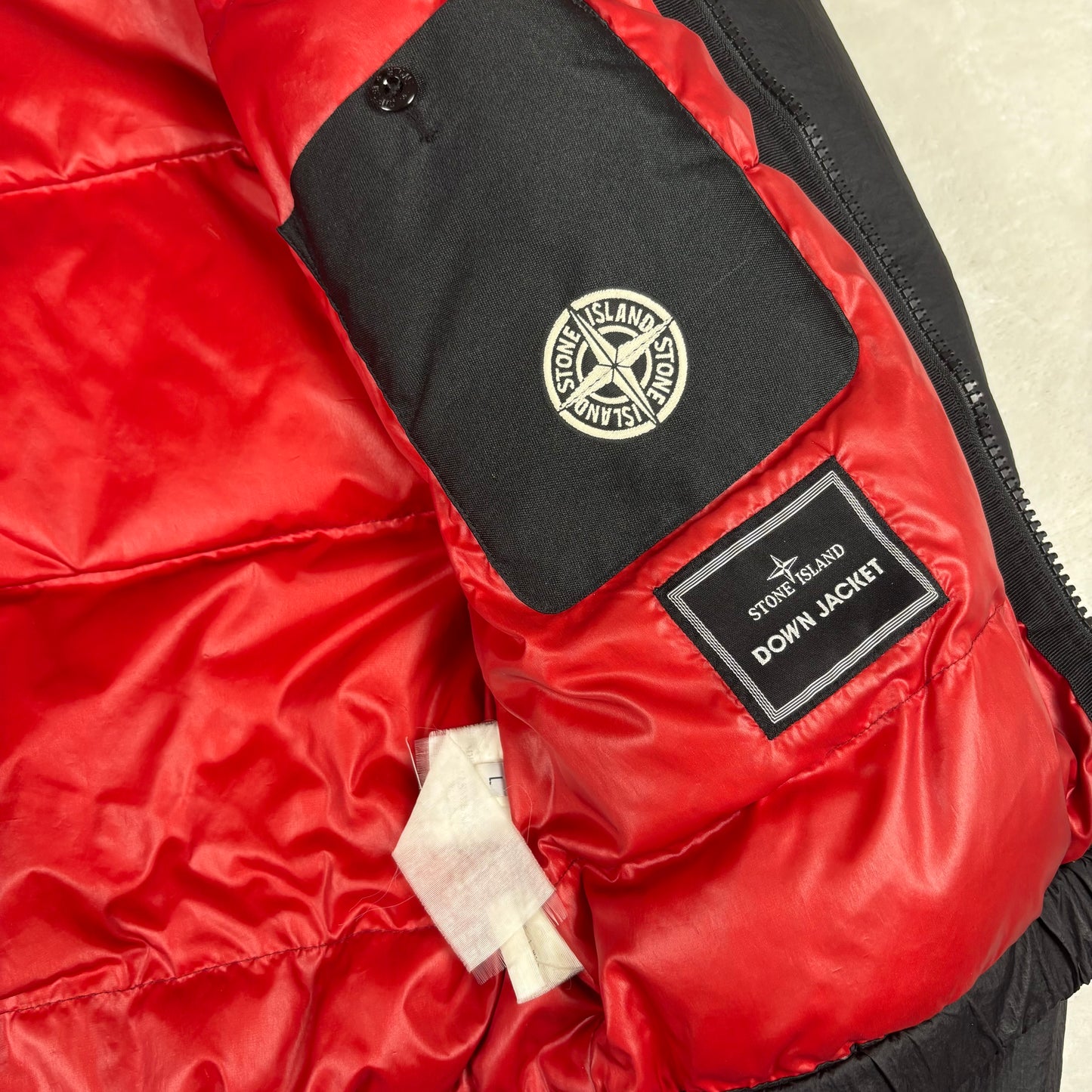(A Top Pick) Stone Island 2009 Vintage Mesh Badge Goose Down Jacket (L)