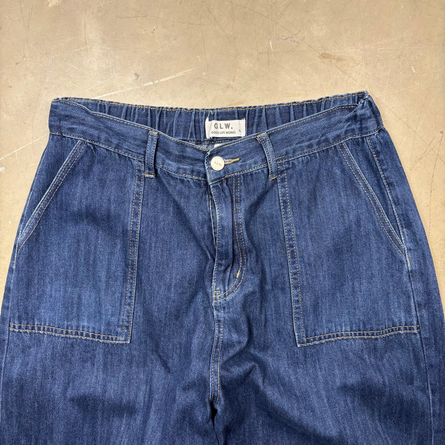 Good Life Works (GLW) Korean Balloon Jeans (32/32)(SC)
