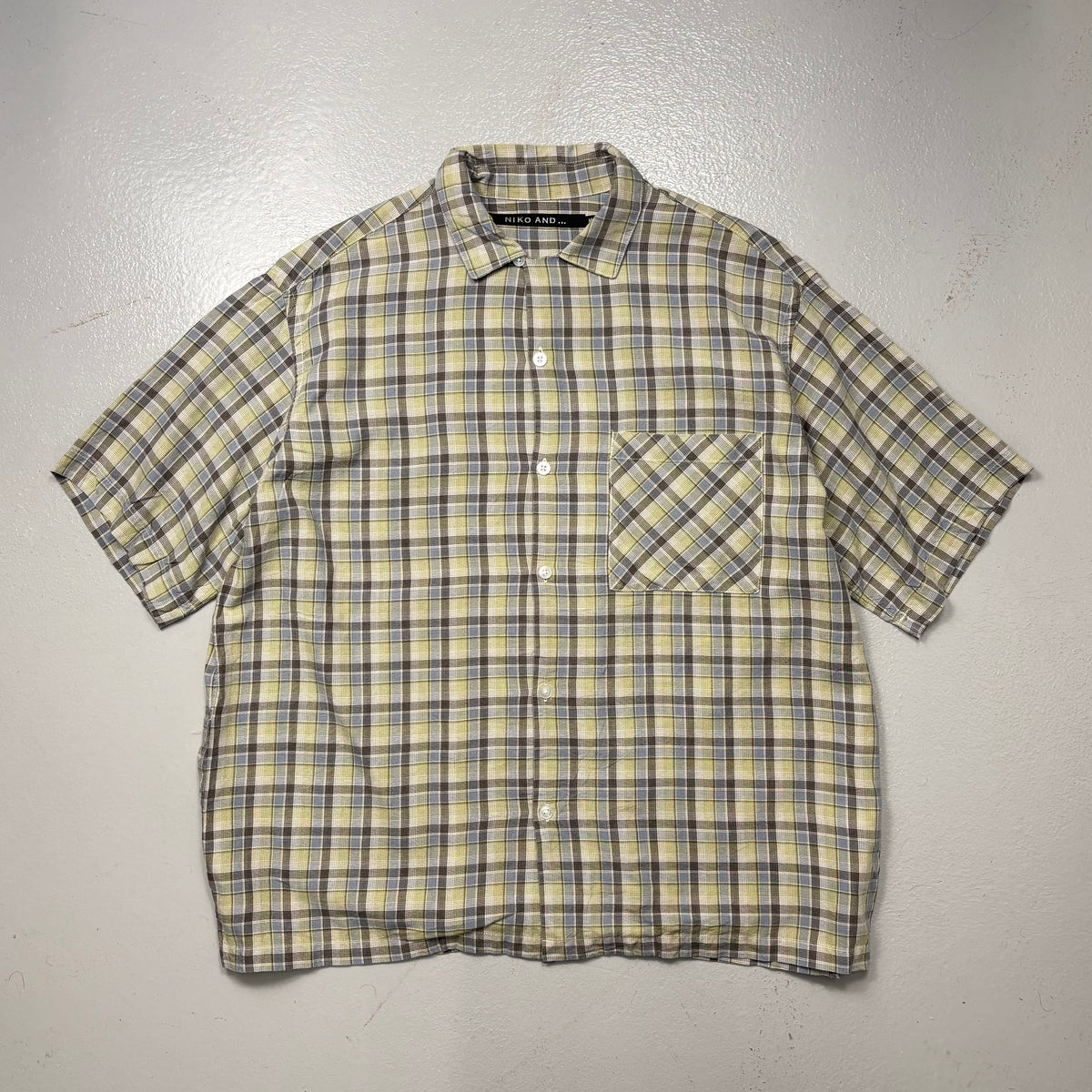 Korean Plaid Shirt (M/L)(SC)