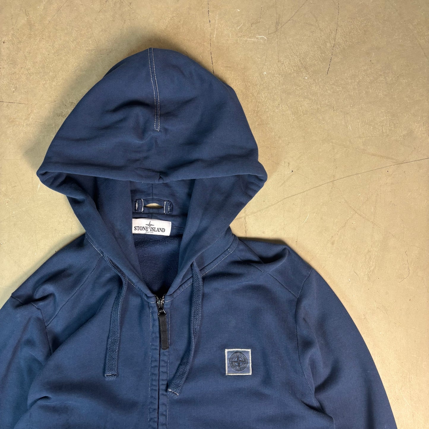 Stone Island 2010s Patch Logo Hoodie (M)