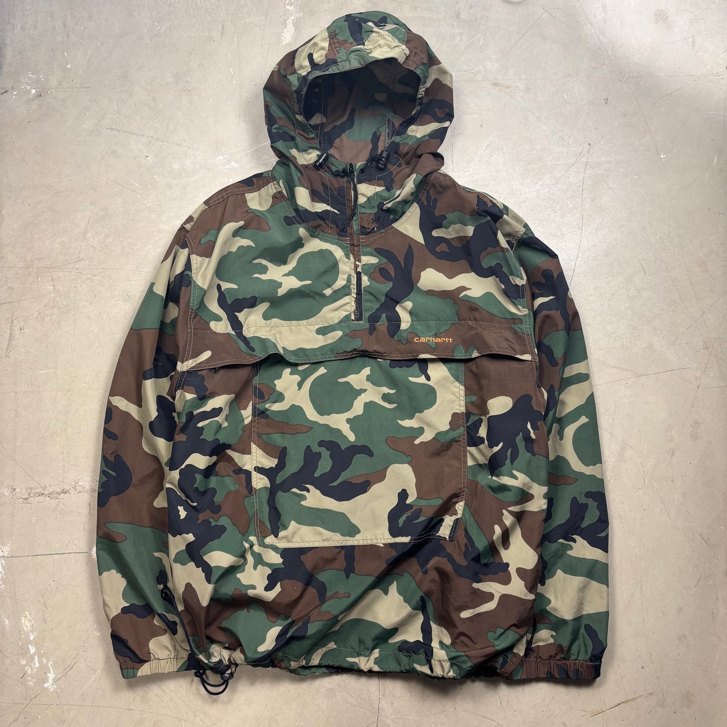 Carhartt 90s/00s Camouflage Pull Over Jacket (XL)