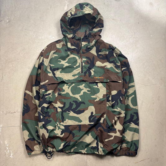 Carhartt 90s/00s Camouflage Pull Over Jacket (XL)