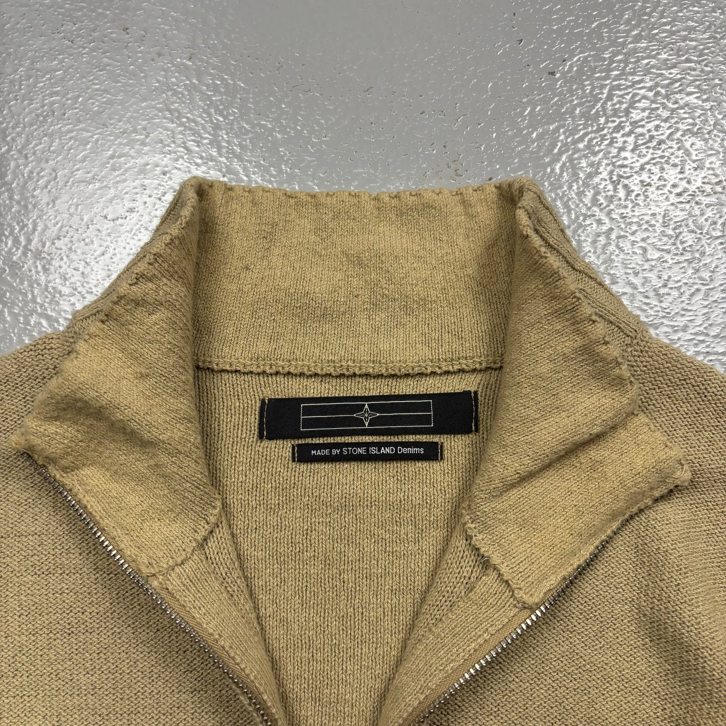 Stone Island Denims 2000s Zip Up Knit (S)(SC)