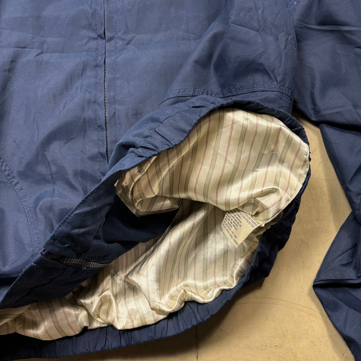 z Vintage 90s 30 Knots Sailing Bomber Jacket (L)(VC)