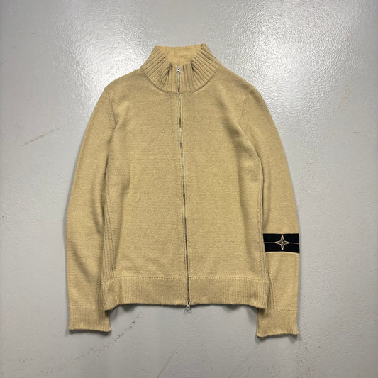 Stone Island Denims 2000s Zip Up Knit (S)(SC)