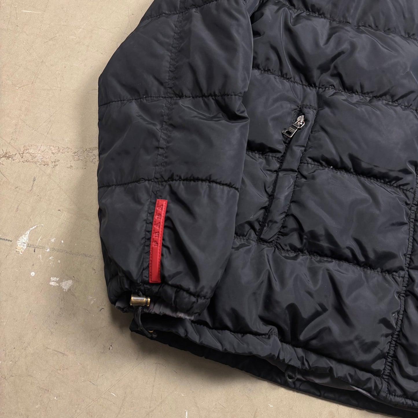 (A Top Pick) Prada Sport 2000s Nylon Toggle Puffer Jacket (M)