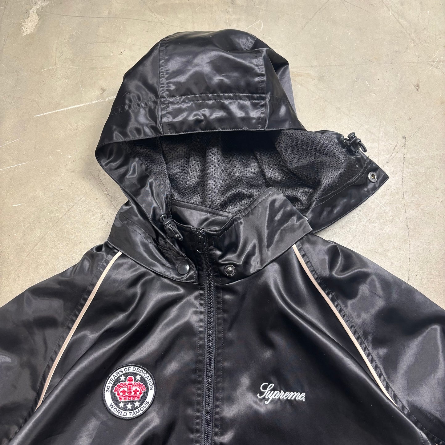 z Supreme Satin Hooded Jacket (S)