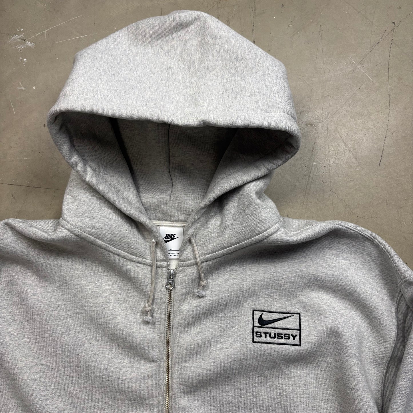 z Stussy x Nike Zip Up Hoodie (XL)(SC)