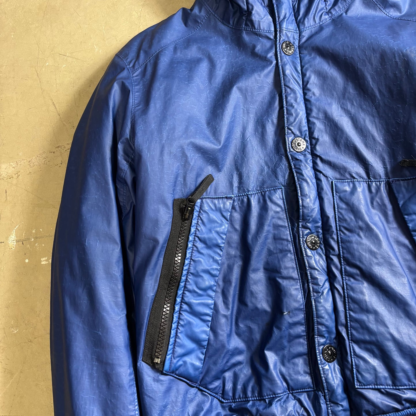 (A Top Pick) Stone Island 2012 Mussola Gommata 30th Anniversary Jacket (M)