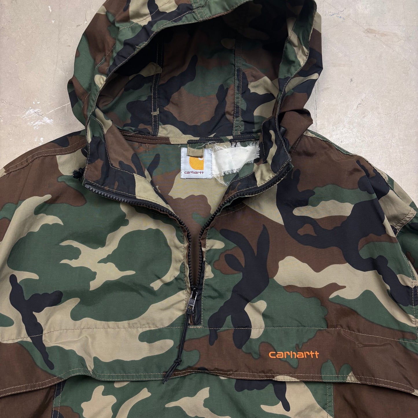 Carhartt 90s/00s Camouflage Pull Over Jacket (XL)