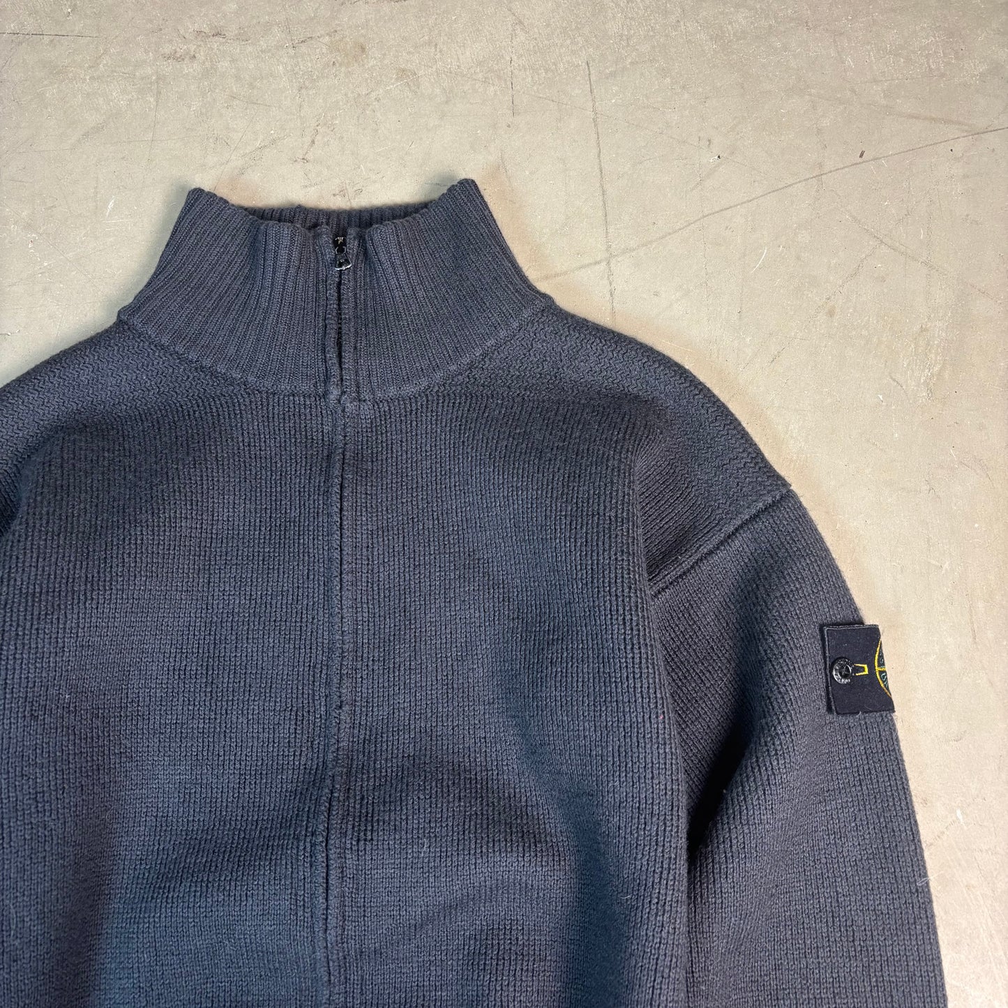 Stone Island 2003 Knit Zip Up (S)
