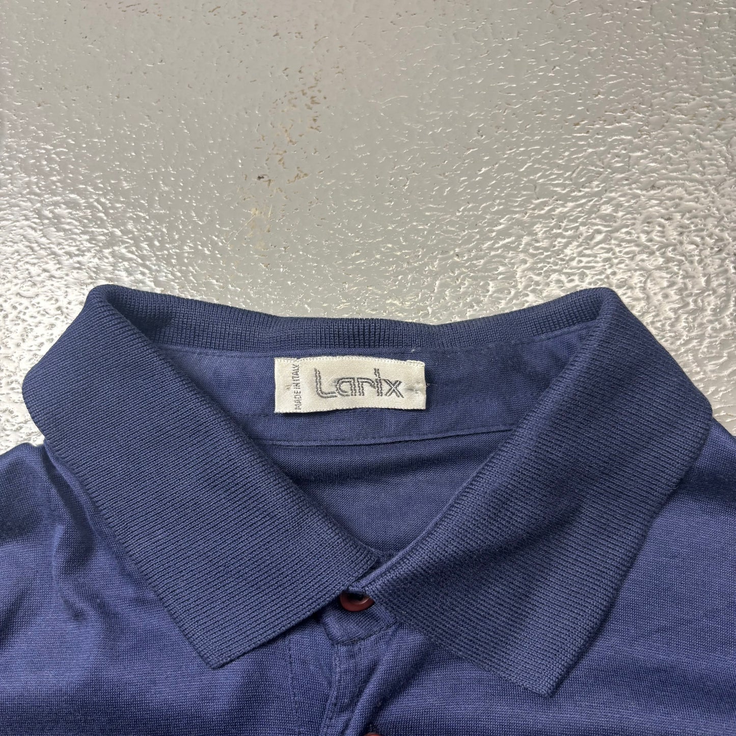 Vintage 90s Italian Lightweight Multi Pocket Polo Shirt (S)(VC)