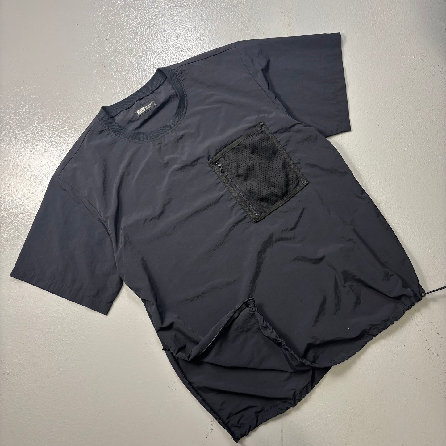 Korean Technical Zip T Shirt (L)(SC)