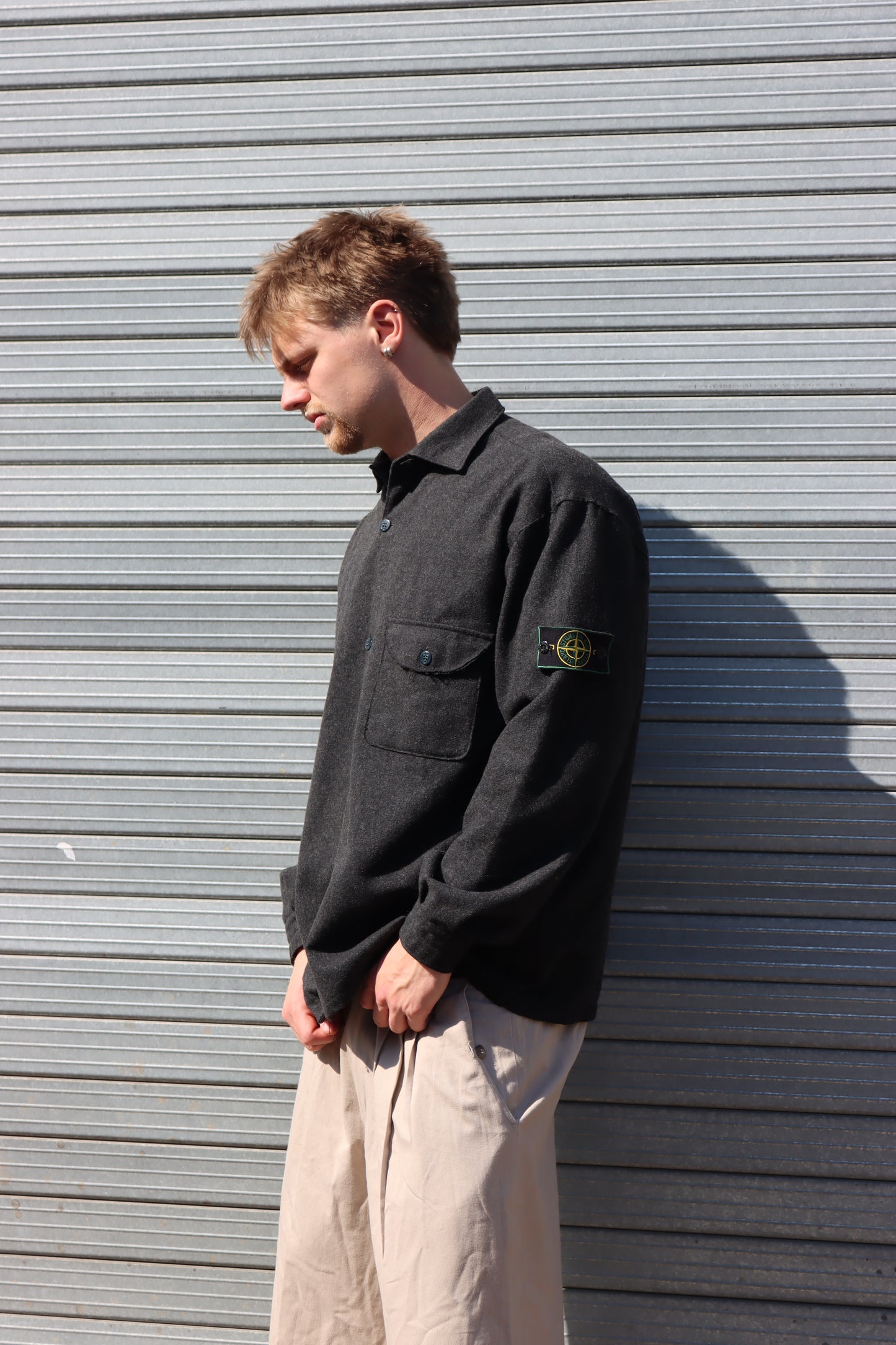 (A Top Pick) Stone Island Early 90s Overshirt (L/XL)(SC)