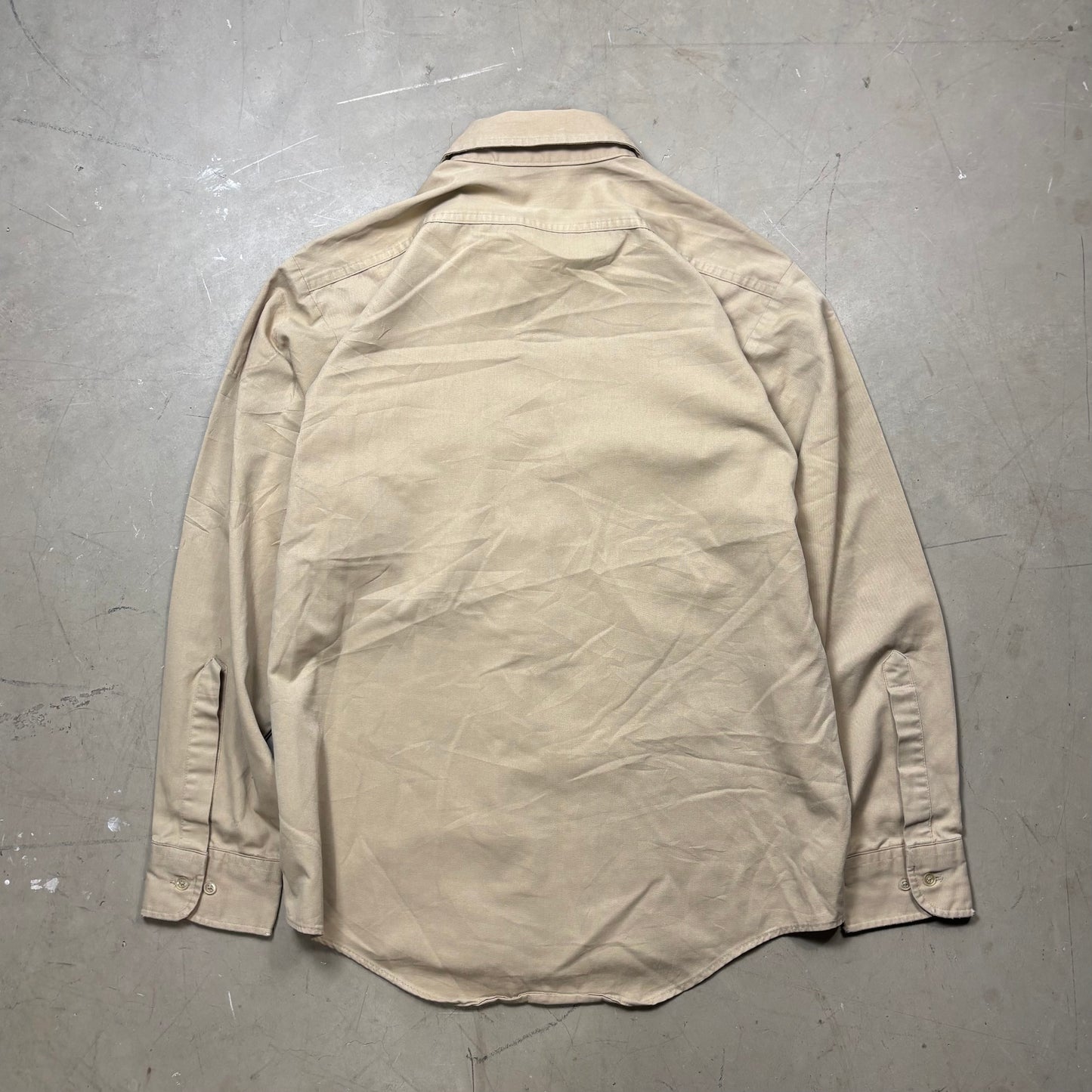Vintage Military Style Double Pocket Shirt (M)(VC)