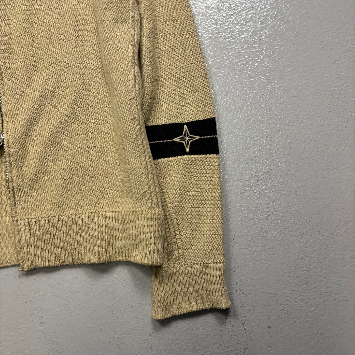 Stone Island Denims 2000s Zip Up Knit (S)(SC)