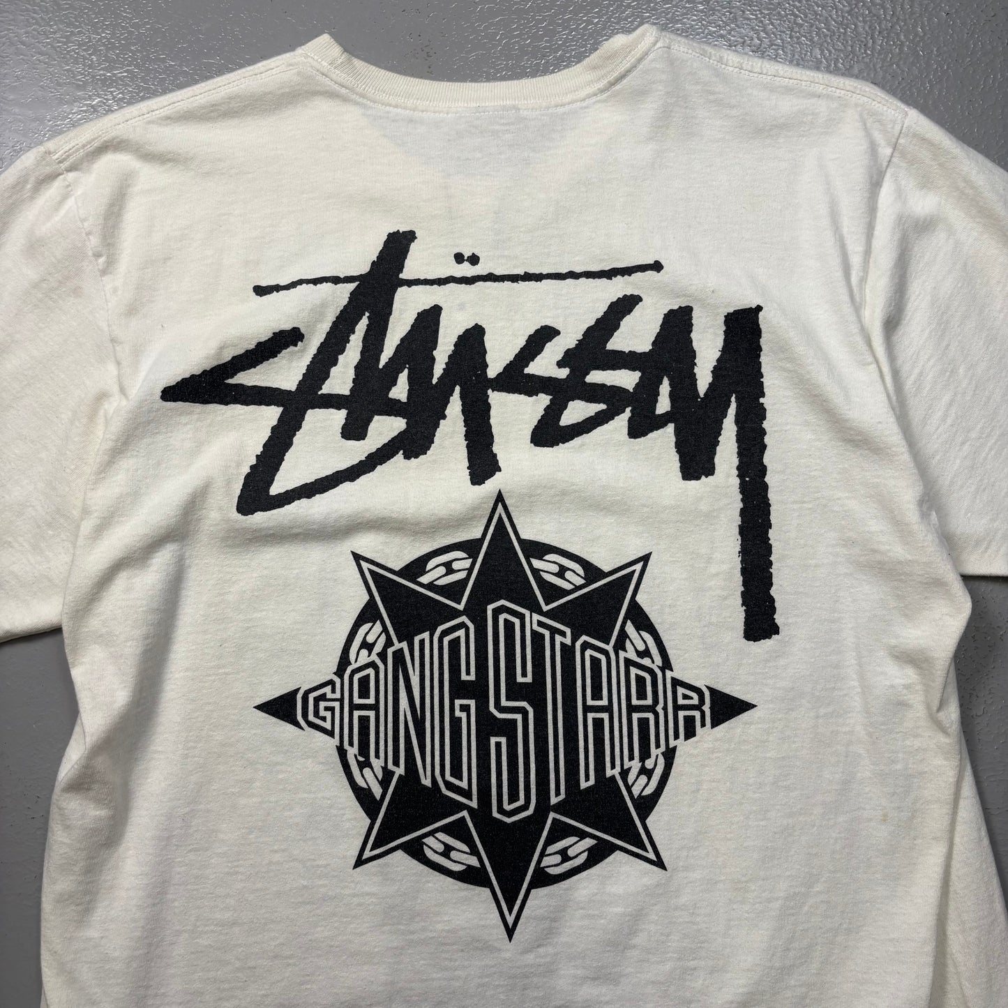 (A Top Pick) Stussy x Gang Starr T Shirt (M)(SC)