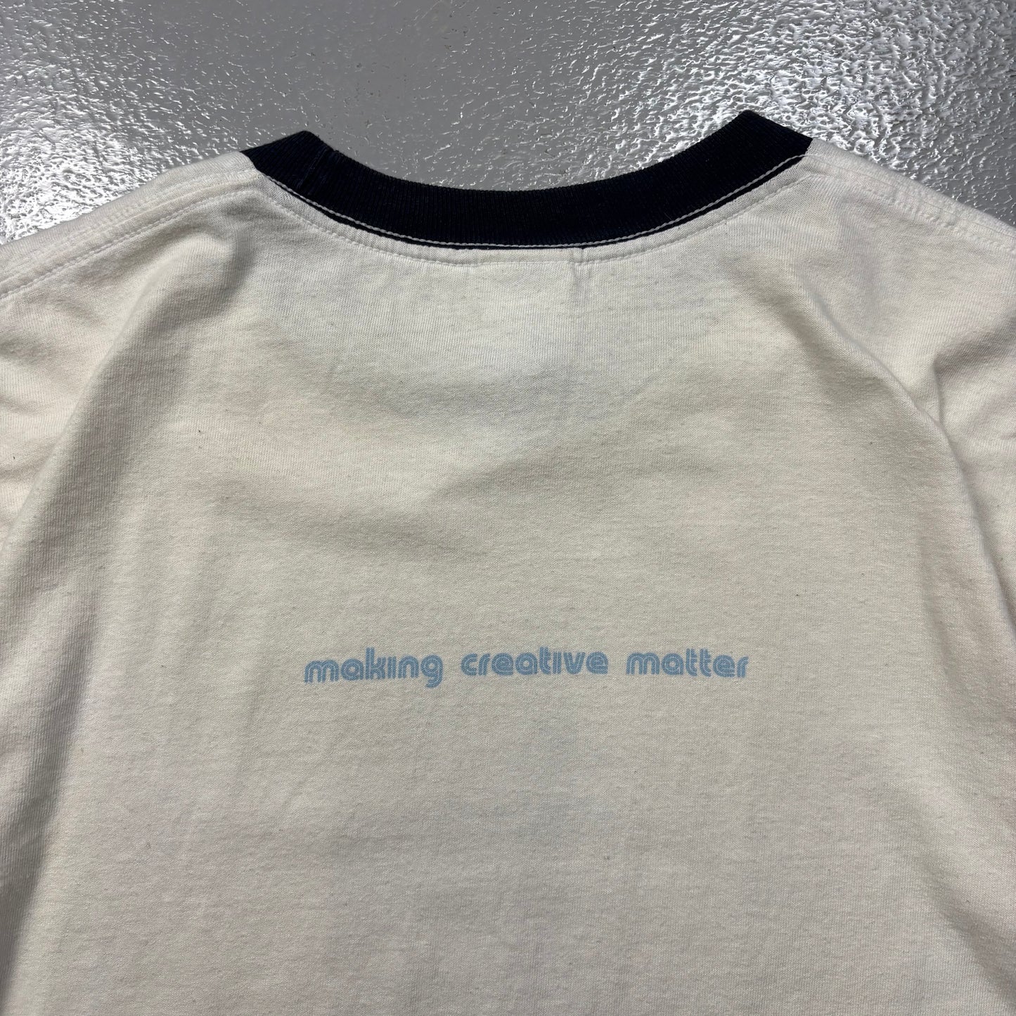Vintage “Making Creative Matter” Ringer T Shirt (L)(VC)