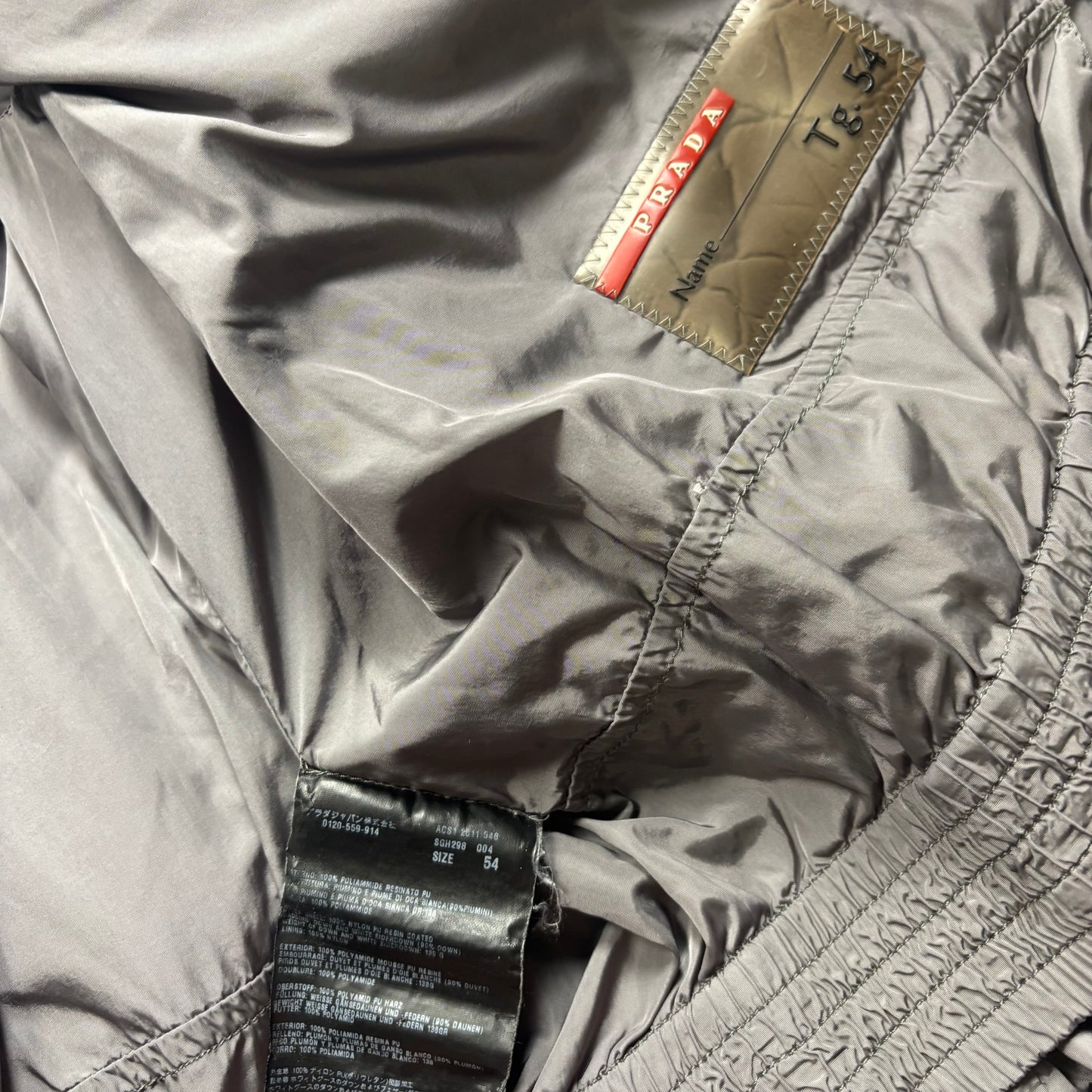 (A Top Pick) Prada Sport 2010s Nylon Puffer Jacket (M)