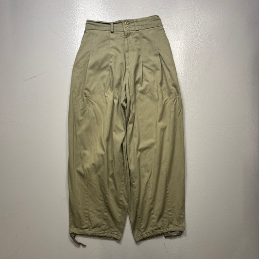 Anglan Pleated Military Style Trousers (One Size 28-34)(SC)