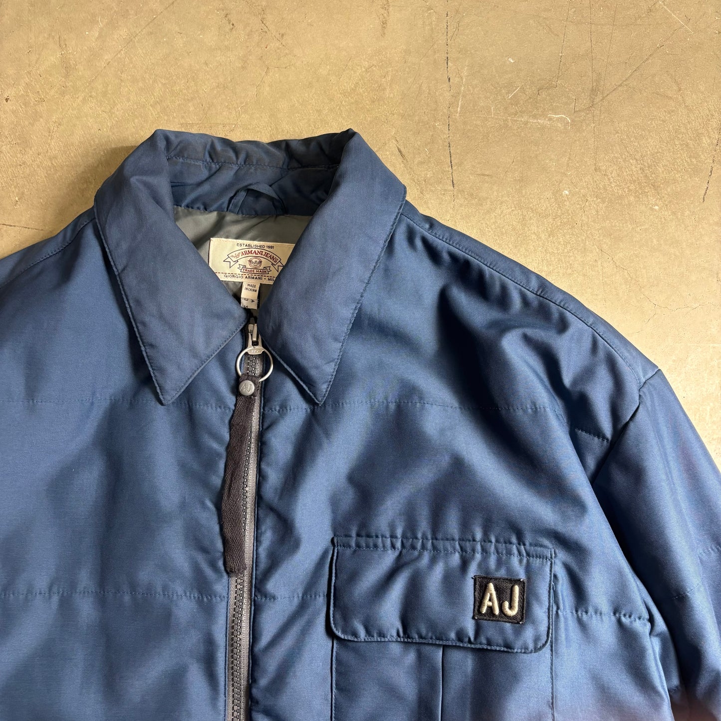Armani Jeans 2000s Collared Jacket (XL)