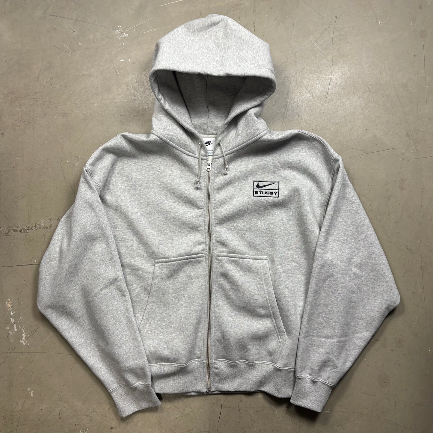 z Stussy x Nike Zip Up Hoodie (XL)(SC)