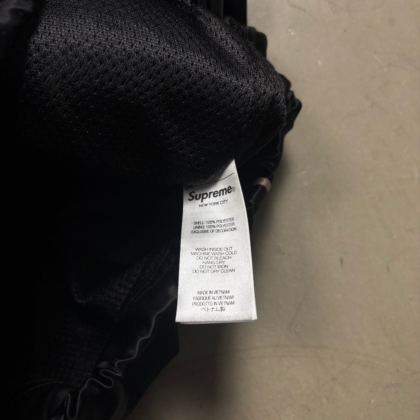 z Supreme Satin Hooded Jacket (S)