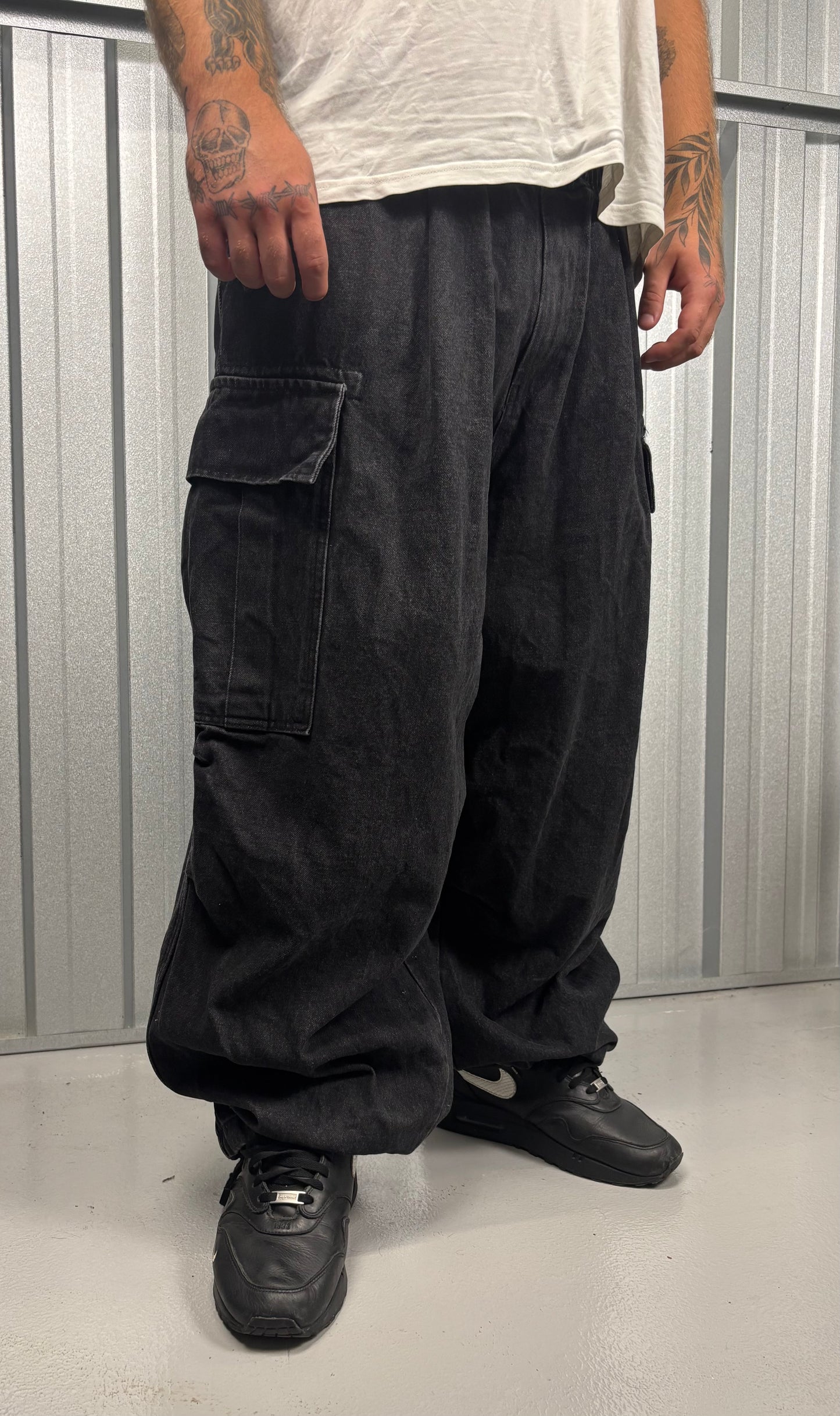 Anglan Farmers Market Korean Cargo Jeans (One Size (28-40)/32)(SC)