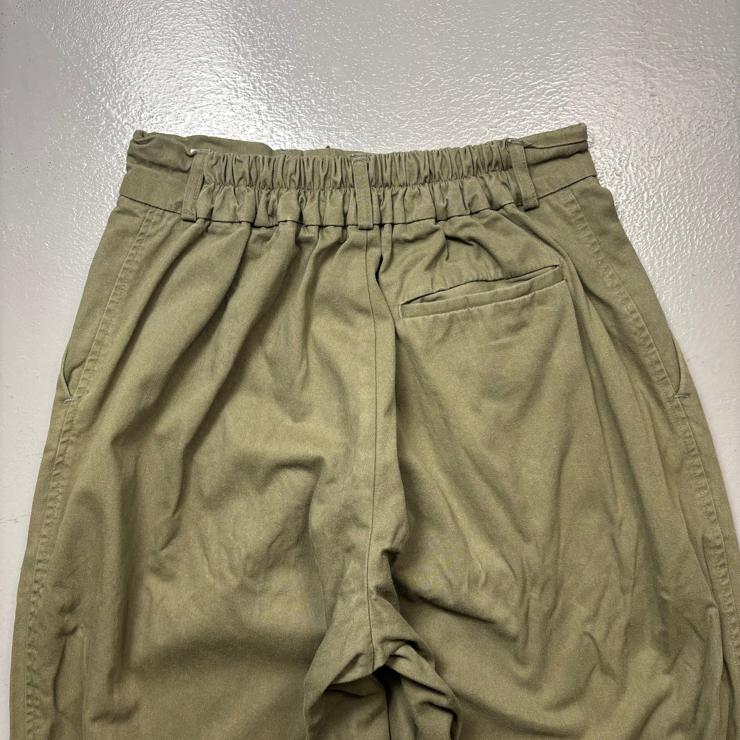 Anglan Pleated Military Style Trousers (One Size 28-34)(SC)