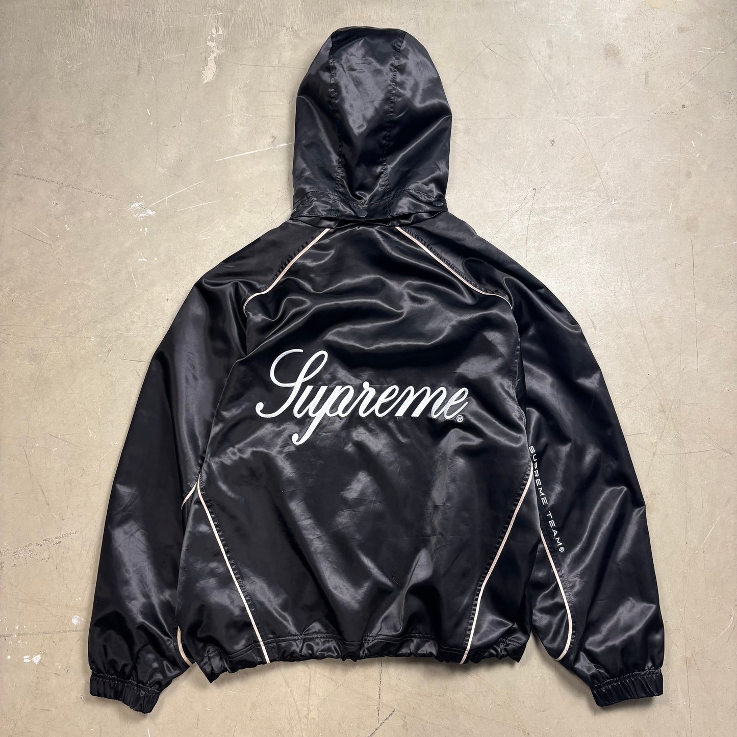 z Supreme Satin Hooded Jacket (S)