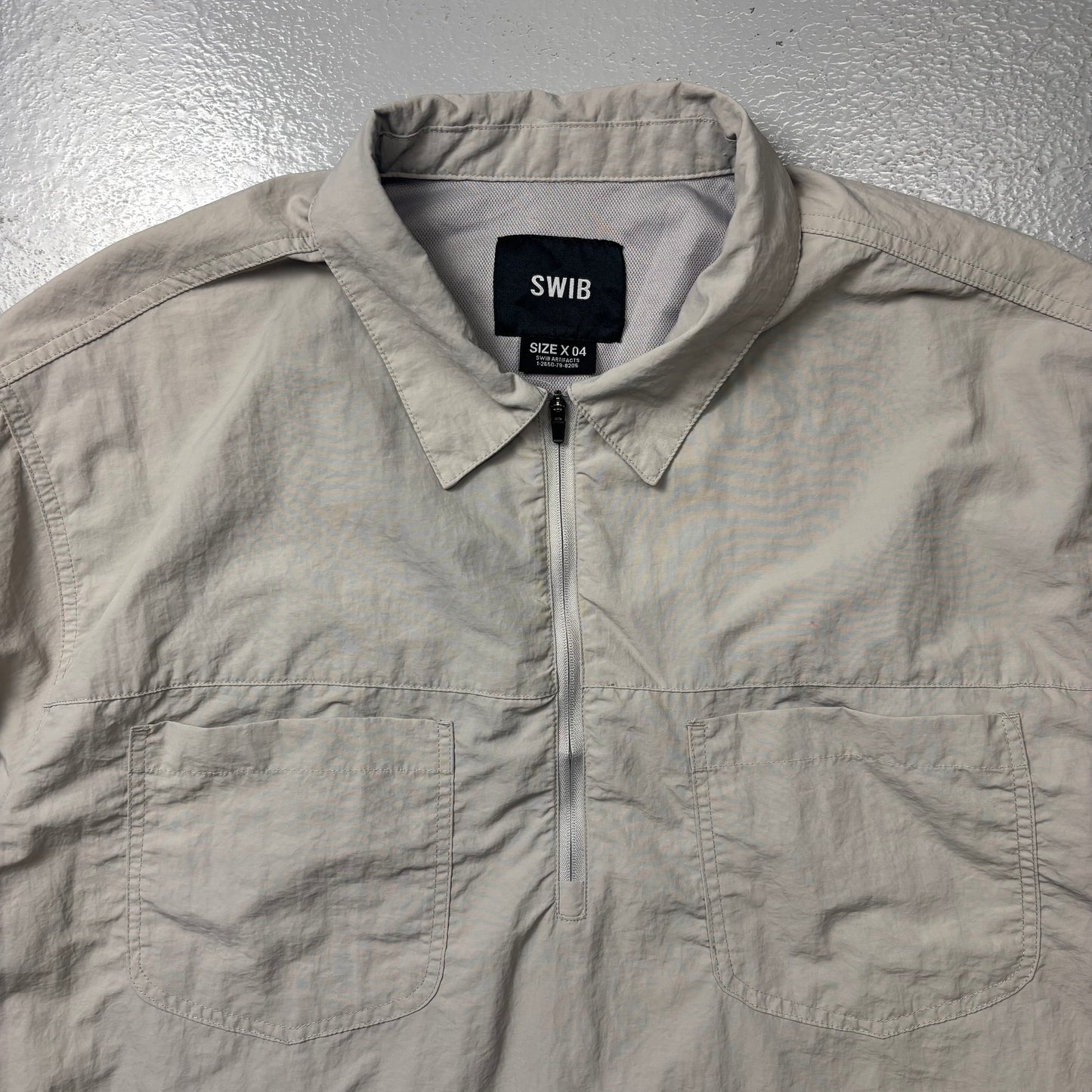 SWIB Korean Nylon Technical Zip Shirt (XL)(SC)