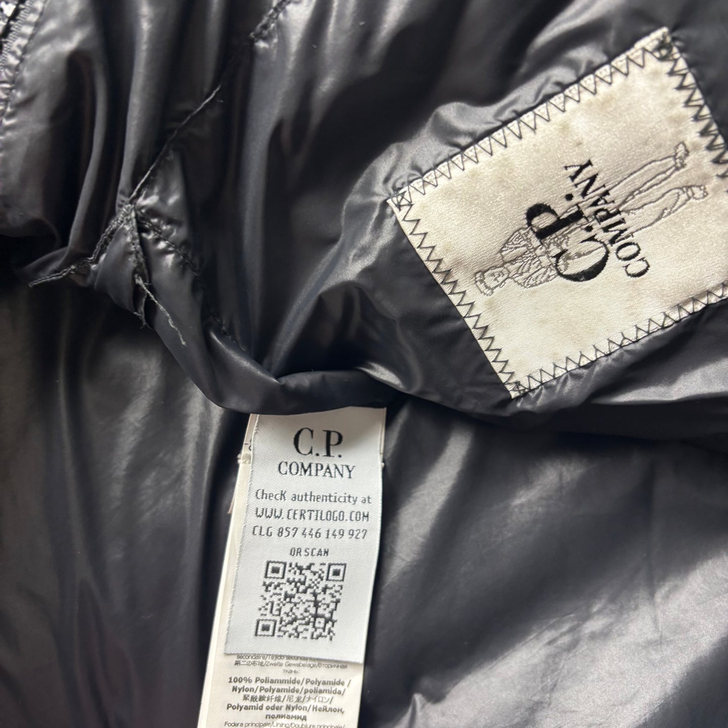 C.P. Company DD Shell Down Puffer Jacket (M)