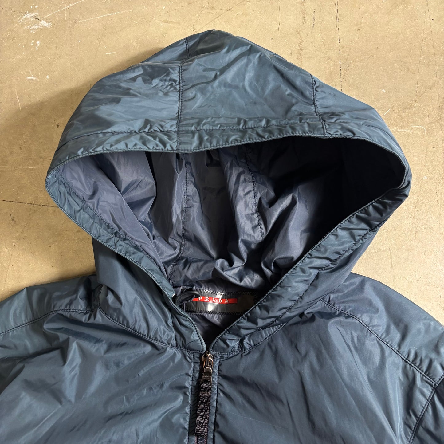 Prada 2007 Arm Spell Out Windbreaker Jacket (M)