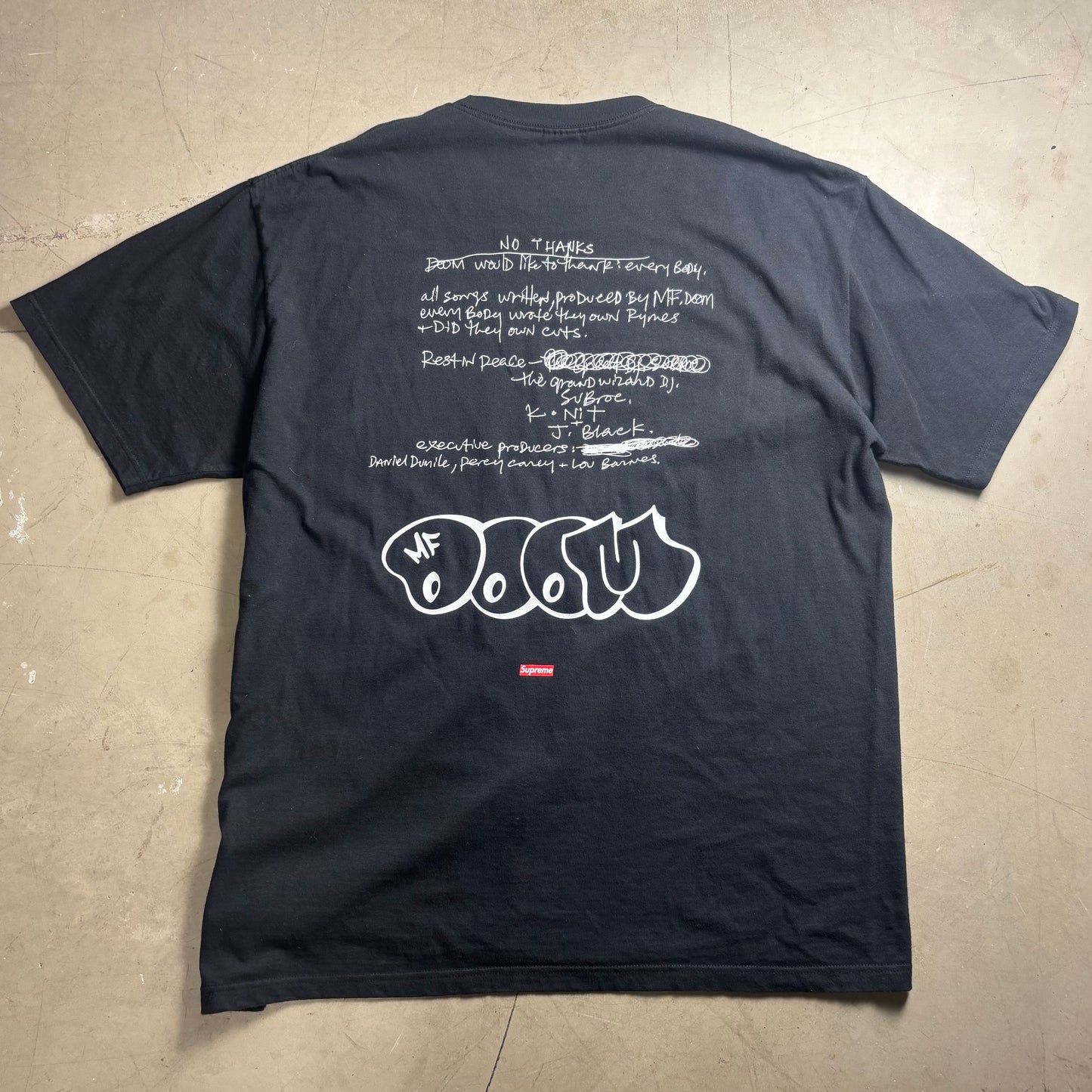 Supreme x MF DOOM T Shirt (XXL)