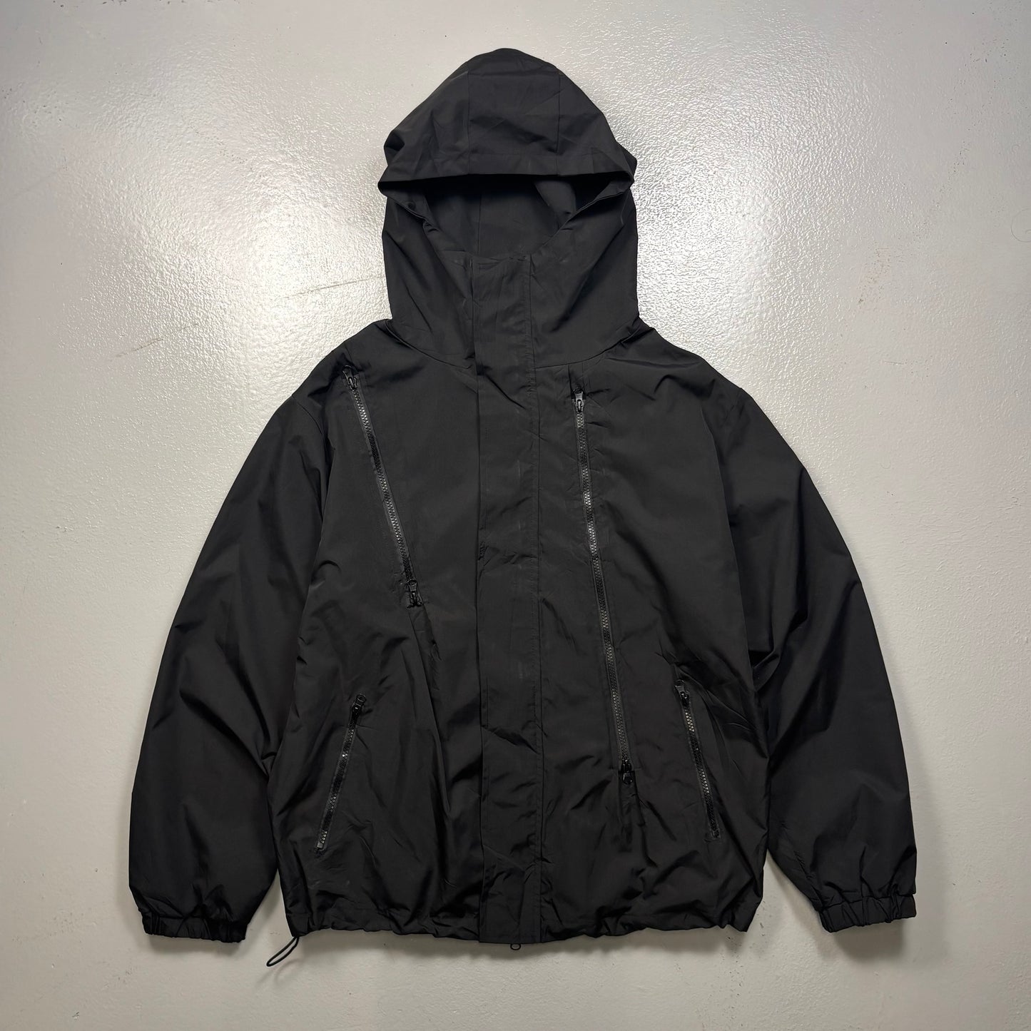 (A Top Pick) Japanese / Korean Style Multi Zip Jacket (L)(SC)