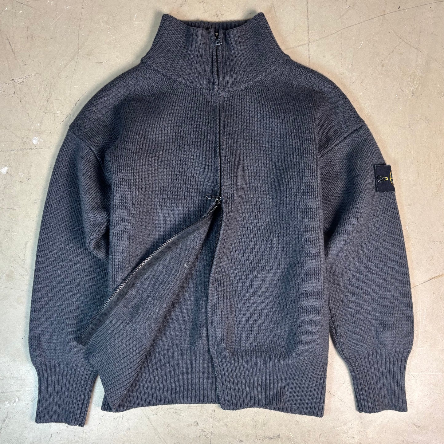 Stone Island 2003 Knit Zip Up (S)