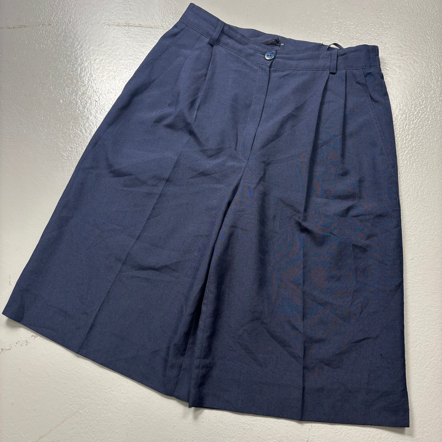 Vintage Pleated Shorts (Elastic Waist 24-30)(VC)