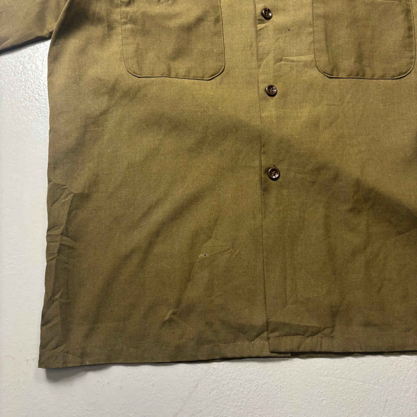 Vintage Military Style Shirt (M)(VC)