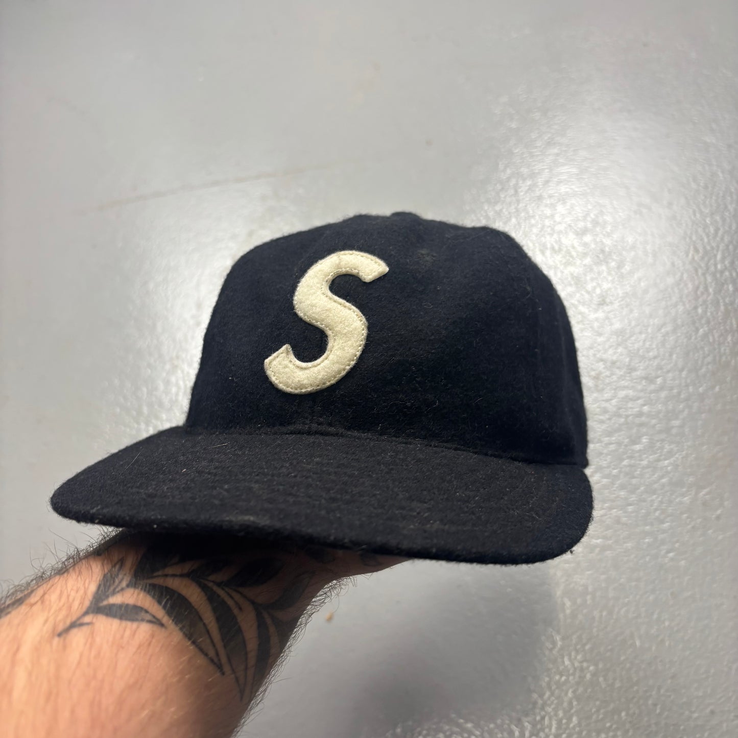 Supreme Ebbets S Logo Fitted Cap (7 1/2)(SC)