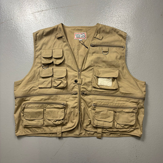 Vintage Multi Pocket Vest (M)(VC)