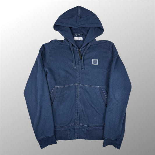 Stone Island 2010s Vintage Patch Logo Hoodie (M)